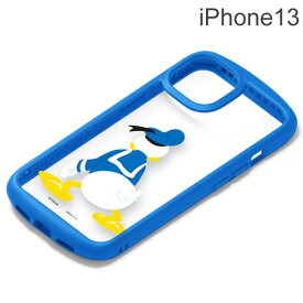 ディズニー iPhone 13用 ガラスタフケース ドナルドダック PG-DGT21K03DND【メール便送料無料】