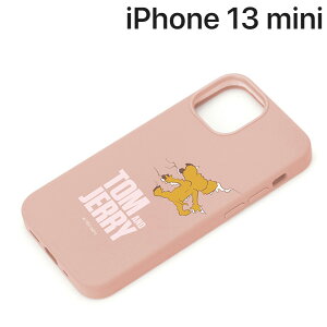 トムとジェリー iPhone 13 mini用 抗菌スリムシリコンケース ジェリー PG-WSC21J01JER【メール便送料無料】