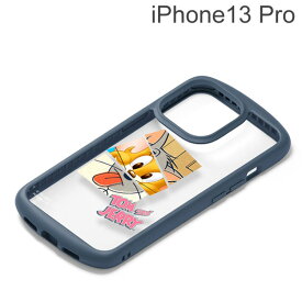 トムとジェリー iPhone 13 Pro用 ガラスタフケース PG-WGT21N01TAJ【メール便送料無料】