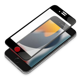 iPhone SE3/SE2/8/7/6s/6 ガイドフレーム付 液晶保護ガラス スーパークリア PG-22MGL01CL【メール便送料無料】