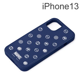 MARVEL iPhone 13用 MagSafe対応 抗菌ハイブリッドケース アイコン PG-DMGPT21K05MVL【メール便送料無料】