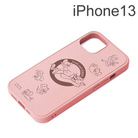 トムとジェリー iPhone 13用 MagSafe対応 抗菌ハイブリッドケース ピンク PG-WMGPT21K02TAJ【メール便送料無料】
