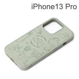 トムとジェリー iPhone 13 Pro用 MagSafe対応 抗菌ハイブリッドケース グリーン PG-WMGPT21N01TAJ【メール便送料無料】