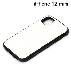 iPhone 12 mini用 ハイブリッドタフケース ホワイト PG-20FPT02WH【メール便送料無料】