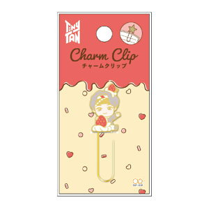 TinyTAN チャームクリップ V S3622797BTS/タイニータン/キャラクター/文具/文房具/ステーショナリー/ブックマーク/くりっぷ/整理/コレクション【アウトレット】
