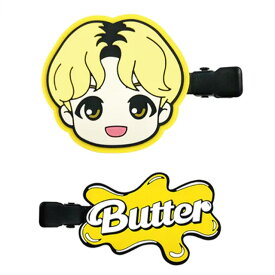 TinyTAN Butter ラバー前髪クリップ j-hope 15551タイニータン/バター/キャラクター/コレクション/アクセサリー/ヘアクリップ/髪の毛/髪留め/ヘアアクセ/ファッション雑貨【アウトレット】