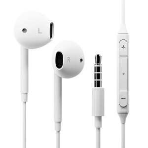 3.5mm�C���z���v���O �X�e���I�C���z�� �z���C�g PG-SEIE1WH2