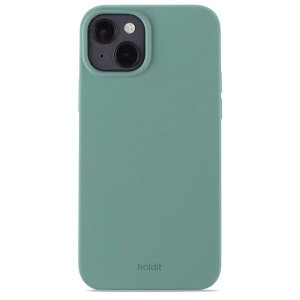 holdit iPhone15Plus�p �\�t�g�^�b�`�V���R���P�[�X ���X�O���[�� 15985