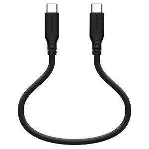 X^oii Type|C to Type|C USB3.2 gen1 60WΉ _炩VRP[u 0.3m R03CACC3A07CGRY/R03CACC3A07WH