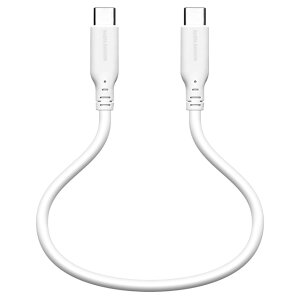 X^oii Type|C to Type|C USB3.2 gen1 60WΉ _炩VRP[u 0.3m R03CACC3A07CGRY/R03CACC3A07WH