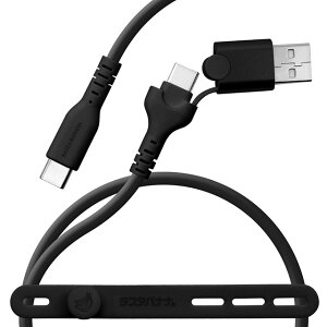 ���X�^�o�i�i Type�|C to Type�|C + USB�|A to Type�|C�ϊ� �_�炩�V���R���P�[�u�� 1.0m R10CACCA3A01CGRY/R10CACCA3A01WH