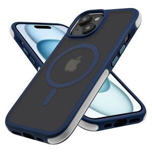 X^oii iPhone 15 Air|C GANbVnCubhP[X TPU×PC Ռz GANbVt MagSafeΉ 7868IP361HPMBK/7869IP361HPMNV