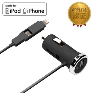 iChager AppleДF Lightning{micro USB cCRlN^ DC[d USB|[gt ubN@PG-TUD21A01BKyX}z/X}[gtH/iPhone/ACtH/CgjO/}CN[GXr[/[d/J[pi/