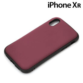 iPhoneXR (6.1インチ) 専用 ハイブリッドタフケース マットレッド　PG-18YPT03RD【メール便送料無料】