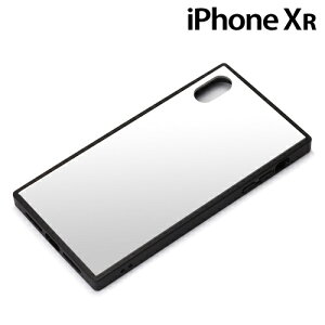 iPhoneXR (6.1�C���`) ��p �K���X�n�C�u���b�h�P�[�X �V���o�[�@PG-18YGT02SV�y���[���֑��������z