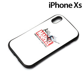 マーベル iPhone XS/X(5.8インチ)用 ハイブリッドタフケース スパイダーマン ホワイト　PG-DCS562SPM【メール便送料無料】