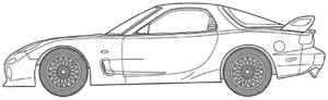 p5 1/24 FD3S RX-7 RGO }TL tW~ 1/24p݃~bhiCg vf