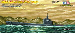 87012 1/700 USS Kg[ SS-212 1941N^ F zr[{X vf