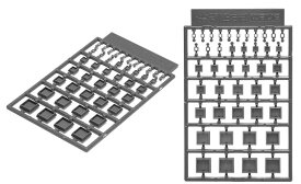 OP-351 U・バーニア フラット3（正方形）ウエーブ オプションシステム ※追跡可能メール便