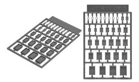 OP-352 U・バーニア フラット4（長方形）ウエーブ オプションシステム ※追跡可能メール便