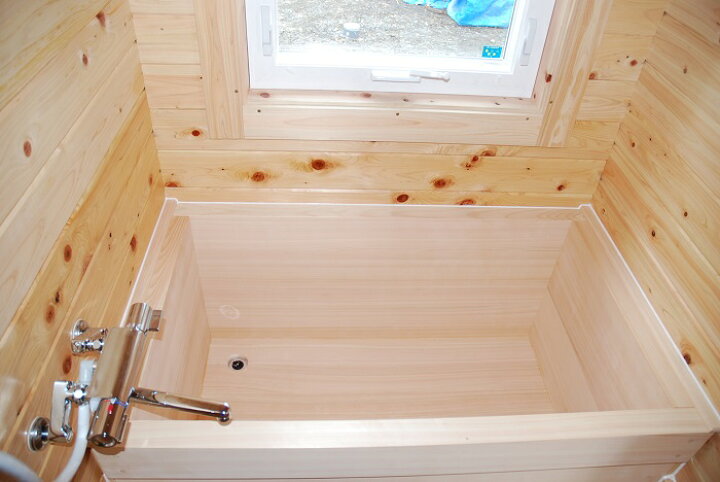 楽天市場 国産桧風呂2 5人用 木の浴槽 バスタブ ヒノキ風呂 木の桶 ひのか