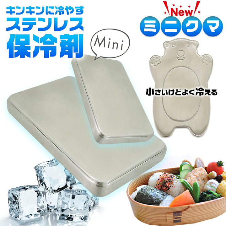 ステンレス アイスパック 保冷剤 長時間 長持ち コンパクト 繰り返し使える クーラーボックス アウトドア レジャー 薄型 お弁当 クール 長方形  ひんやり 保冷パック | BIGWORLD【ビッグワールド】