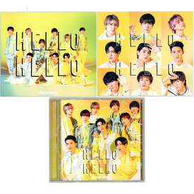 【中古】Snow Man HELLO HELLO(初回盤A+B+通常盤初回スリーブ仕様) 3種セット/CD◆C【即納】【コンビニ受取/郵便局受取対応】