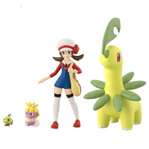 ポケモンスケールワールド ジョウト地方 コトネ&ベイリーフ&ネイティ&ムチュール◆新品Ss【即納】【コンビニ受取/郵便局受取対応】