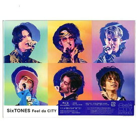 SixTONES Feel da CITY(初回盤)/Blu-ray◆新品Ss【即納】【ゆうパケット/コンビニ受取/郵便局受取対応】