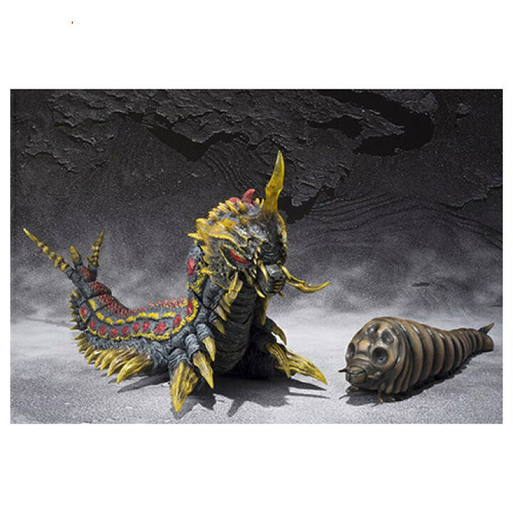 楽天市場】S.H.MonsterArts モスラ(幼虫)＆バトラ(幼虫)セット ゴジラ 