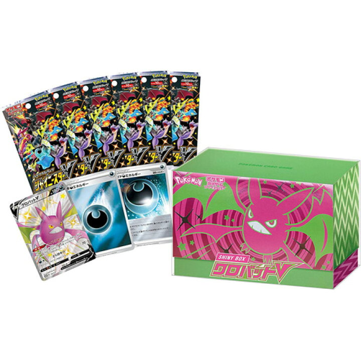楽天市場 ポケモンカードゲーム ソード シールド シャイニーボックス クロバットv Box 新品ss 即納 コンビニ受取 郵便局受取対応 Webshopびーだま 楽天市場店