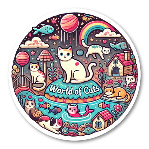 3mmm-cat_world L̐E 킢L Lbg  XebJ[ hEϔM V[