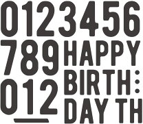 楽天市場】誕生日 シール 数字の通販