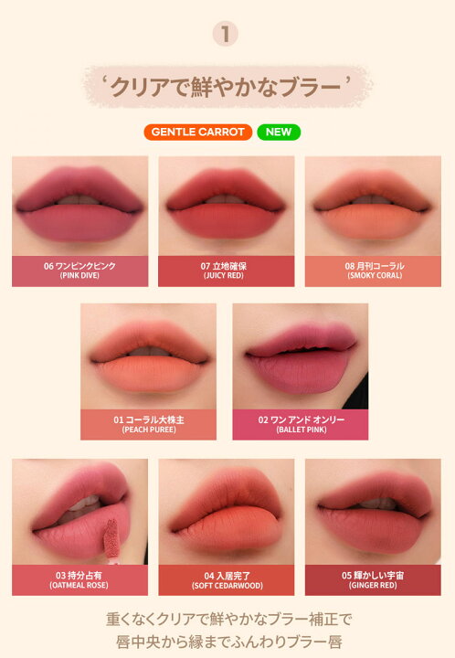 メール便 送料無料 Peripera インク ベルベット ペリペラ エアリー 韓国コスメ Peaches Sns