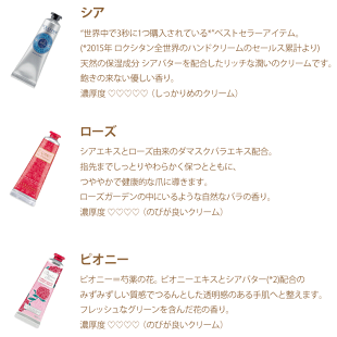 ロクシタンハンドクリームラブリヤーハンドキット誕生日プレゼント(母誕生日プレゼント)シアローズピオニー各2本計6本クリスマスプレゼントクリスマスプチギフトプチギフトコスメ【宅配便配送】
