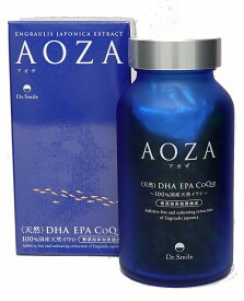 ドクタースマイル AOZA アオザ 300粒 天然DHA・EPA・CoQ10／100％国産天然イワシ