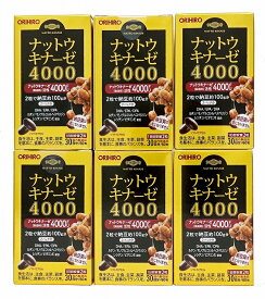 オリヒロ ナットウキナーゼ4000 60粒入×6個セット