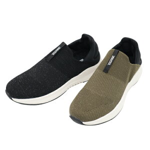 【(全2色)タウニークラブ 2WAY】p23254 靴 シューズ スニーカー スリッポン ブラック カーキ 軽量 軽い ニット 外反母趾 かかと踏める レディース ミセス シニア 女性 オシャレ 40代 50代 60代 70