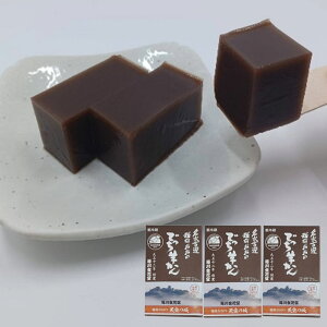 越前おおの農林樂舎 名水百選 越前おおの でっちようかん 500g×3箱 福井県 大野市