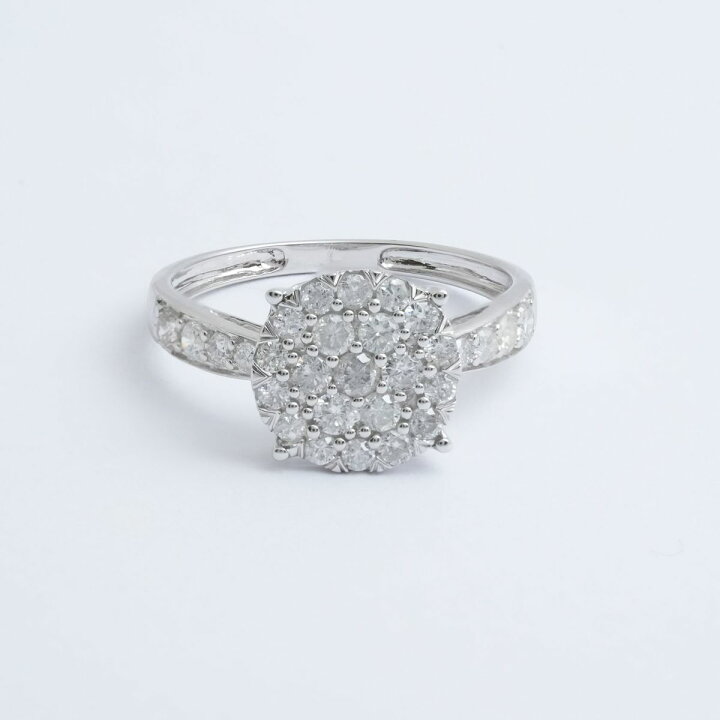 楽天市場】18K ホワイト ゴールド カラット 0.75 cts ダイヤモンド 