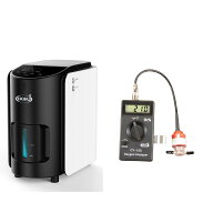 IKOU ペット酸素発生器 安定供給 酸素濃度計 軽量 コンパクト 2点セット 犬 猫 ペット用