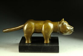 【送料無料】大人気ブロンズ像　太い猫　Botero　名品　インテリア家具　置物　彫刻　銅像　彫像　美術品フィギュア贈り物 プレゼント