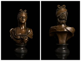 【送料無料】大型ブロンズ像　女神　7.7キロmilo大名品　インテリア家具　置物　彫刻　銅像　彫像　美術品フィギュア贈り物 プレゼント