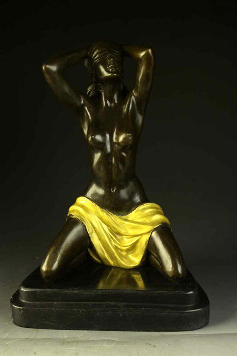 楽天市場】【送料無料】大人気ブロンズ像裸婦像Preiss彩色 インテリア  