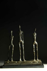 超人気ブロンズ像　立つたち男たち　ジャコメッティ　37cm　インテリア家具　置物　彫刻　銅像　彫像　美術品フィギュア贈り物 プレゼント