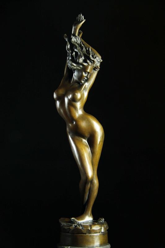日本人気超絶の 大型ブロンズ像 数量限定インテリア彫刻フィギュア セクシーな裸女 彫刻/オブジェクト
