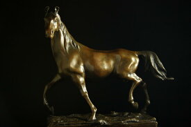 【送料無料】大人気ブロンズ像　馬　Barye　28cm　名作　インテリア家具　置物　彫刻　銅像　彫像　美術品フィギュア贈り物 プレゼント