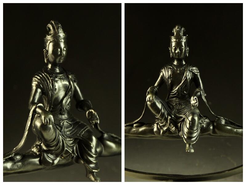 楽天市場】【送料無料】仏教美術 大型水月観音菩薩像 細工 銅製 44ｃｍ