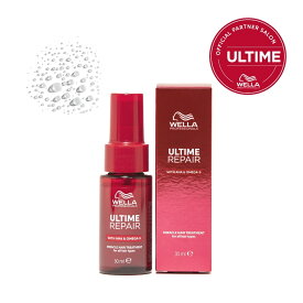 アルタイム リペア ミラクル ヘアトリートメント ミストタイプ 30ml ダメージ 補修 強化 集中 なめらか 扱いやすい 動物 由来 成分 不使用 皮膚 スキンケア 軽い 質感 瞬時 まとまり 広がり 抑える 毛髪 WELLA ウエラ ULTIME REPAIR 瞬間 新テクノロジー