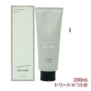 ���x�� �V�[�\�[ �w�A&�X�L�����v�w�A�g���[�g�����g �o�����X B 200ml ���x�� LEBEL SEE/SAW